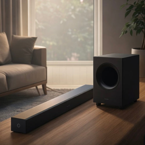 Toile Noir Cinema Sound Bar - 2.1Ch Bluetooth Home Theater