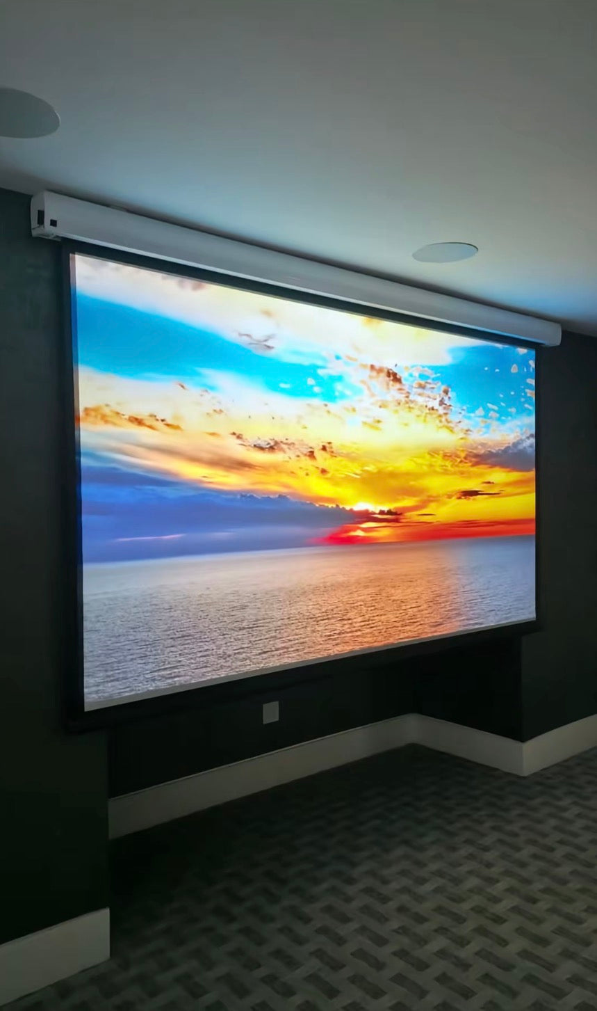 Toile Noir Electric Projector Screen - 100" Motorized 4K